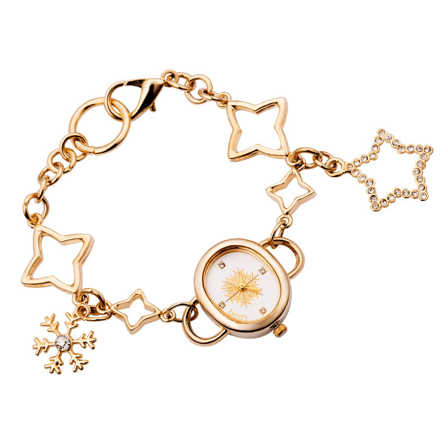 ASJ Fashion Elegant Oval Dial Star Bracelets Women Quartz Watch Wristwatch - Trendha