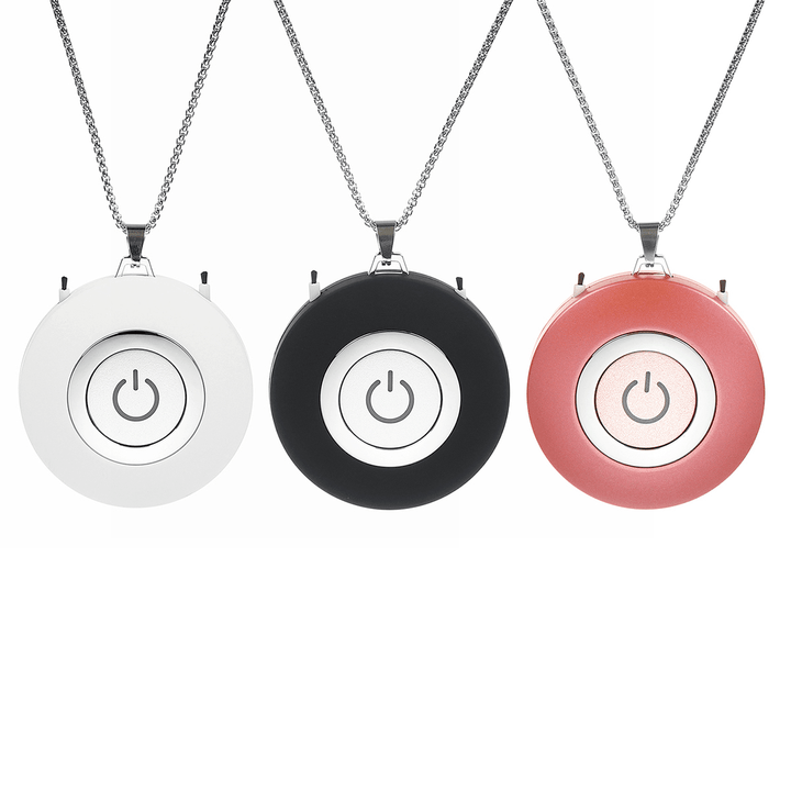 Wearable Air Purifier Necklace Mini Portable USB Negative Ion Air Cleaner Freshener - Trendha