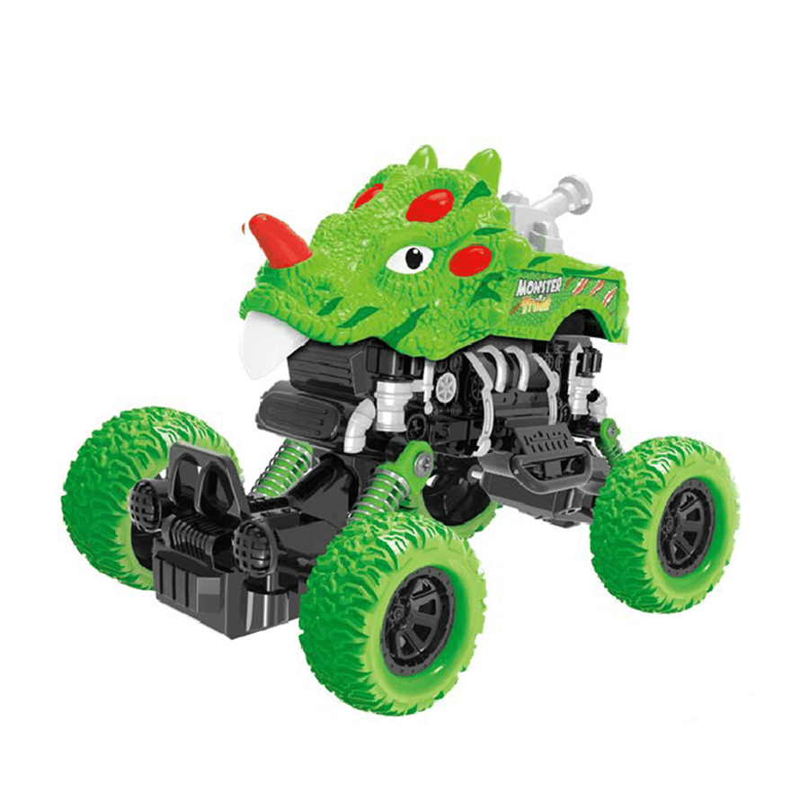 Green Dinosaur Pull Back Car Plastic Toys Children'S Indoor Toys - Trendha