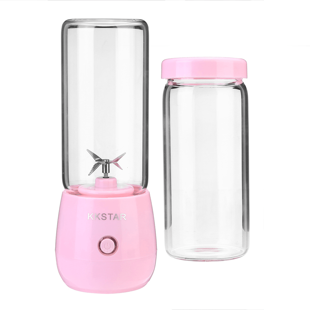 Mini Portable Electric Juicer USB Rechargeable Handheld Smoothie Maker for Home Travel - Trendha