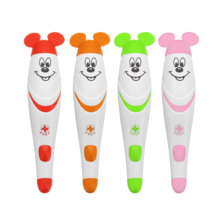 Watercolor Pen 12 Colors with Painting Templates Dust-Free Cloth Battery Operated Toys - Trendha