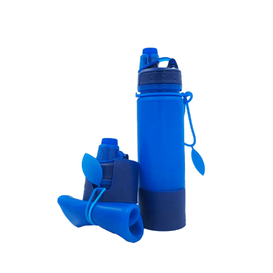 500ML Foldable Hydration Silicone Water Bottle Portable Softkettle Bottle for Gym Running Hiking Biking - Trendha