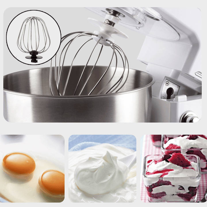 220-240V 800W 4L Automatic Dough Mixer 6 Speed Adjustable Kitchen Machine Mixer - Trendha