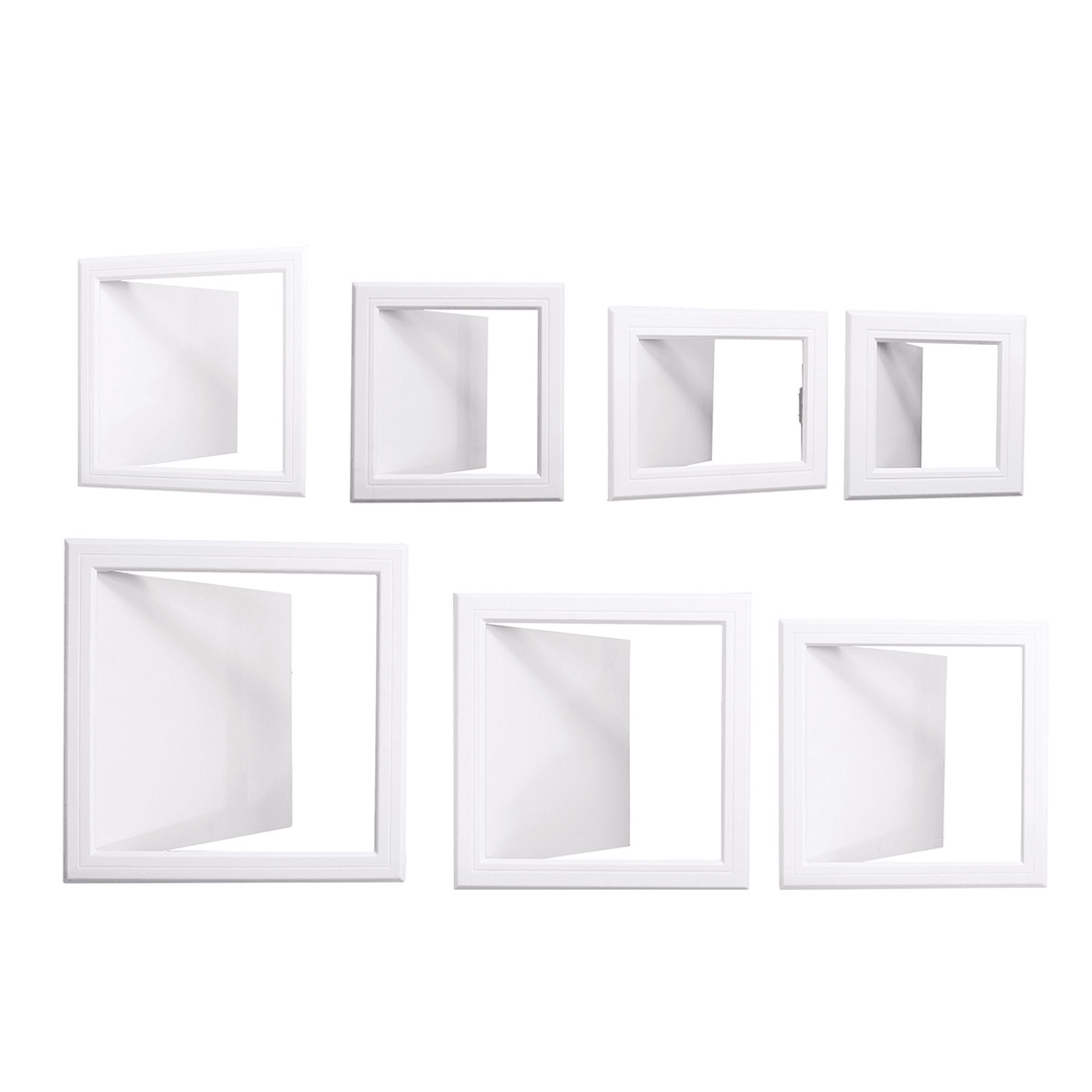 ABS Wall Ceiling Access Panel 7 Sizes White Inspection Plumbing Wiring Door Revision Hatch Cover - Trendha