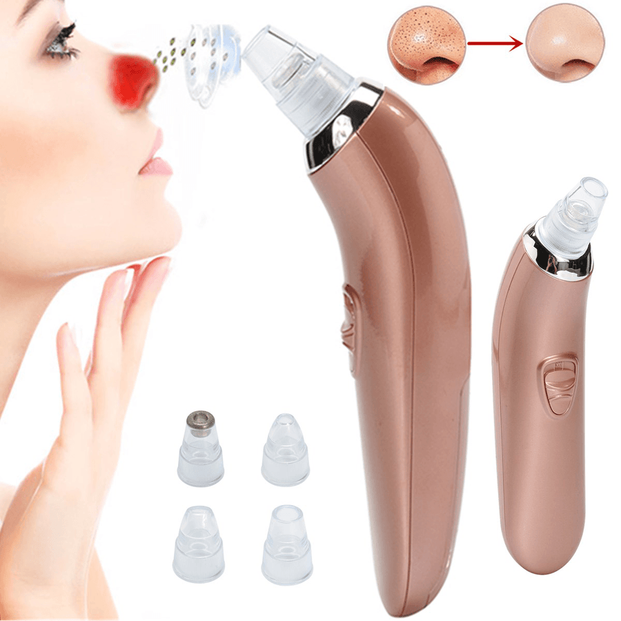 Electric Facial Vacuum Blackhead Acne Remover Electric Blackhead Suction Nose Pore Deep Cleanser Tools Lifting Firming Skin - Trendha