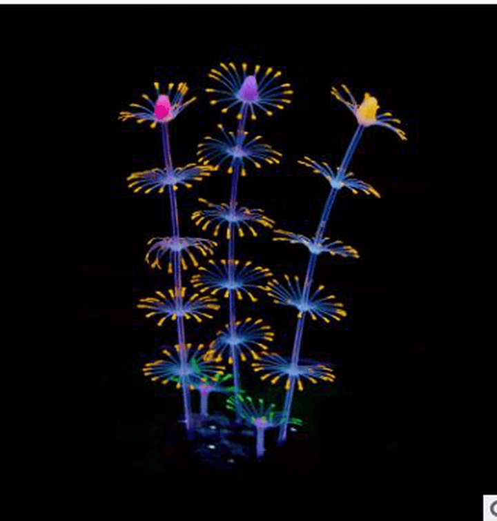 Fluorescent Aquarium Artificial Coral Decoration Fish Tank Ornament Aquarium Decorations - Trendha