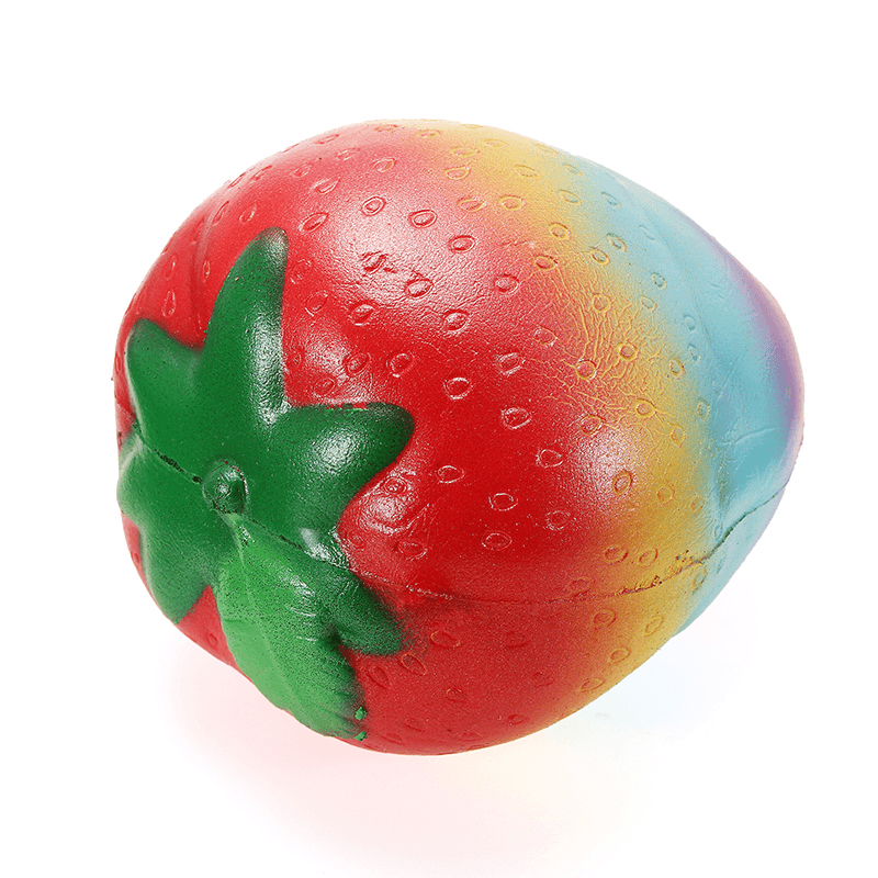 Squishy Rainbow Jam Chocolate Strawberry Jumbo 10Cm Soft Slow Rising Fruit Collection Gift Decor Toy - Trendha