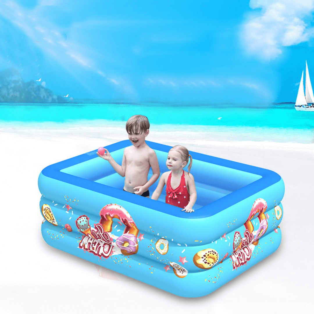 Children Swimming Pool Kids Inflatable Bathing Tub Outdoor Indoor Paddling Pools Baby Swim Tub - Trendha