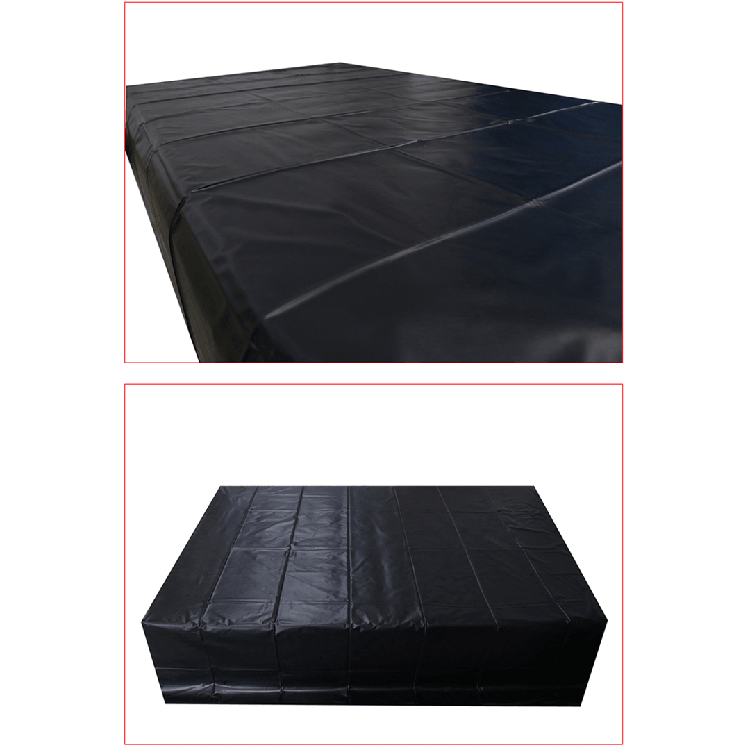 PVC Double Bed Sheet Waterproof Bedding Product Black PVC Bedding Waterproof Bed Sheet - Trendha