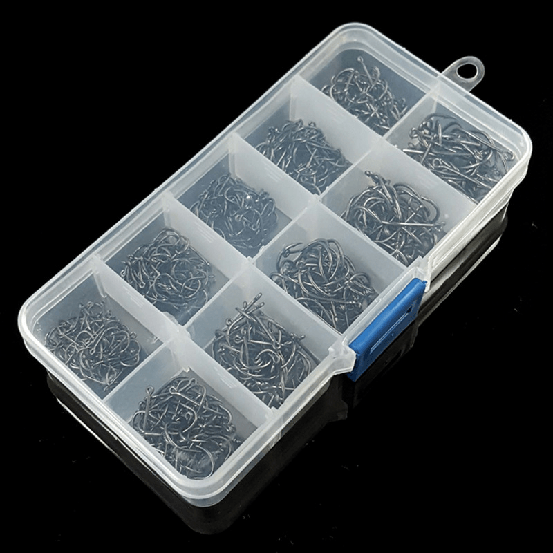 500 Pieces of Ten Lattice Boxed No. 3-12 Tube with Ring Hook Pay Ise, Barbed Blue Button Box - Trendha