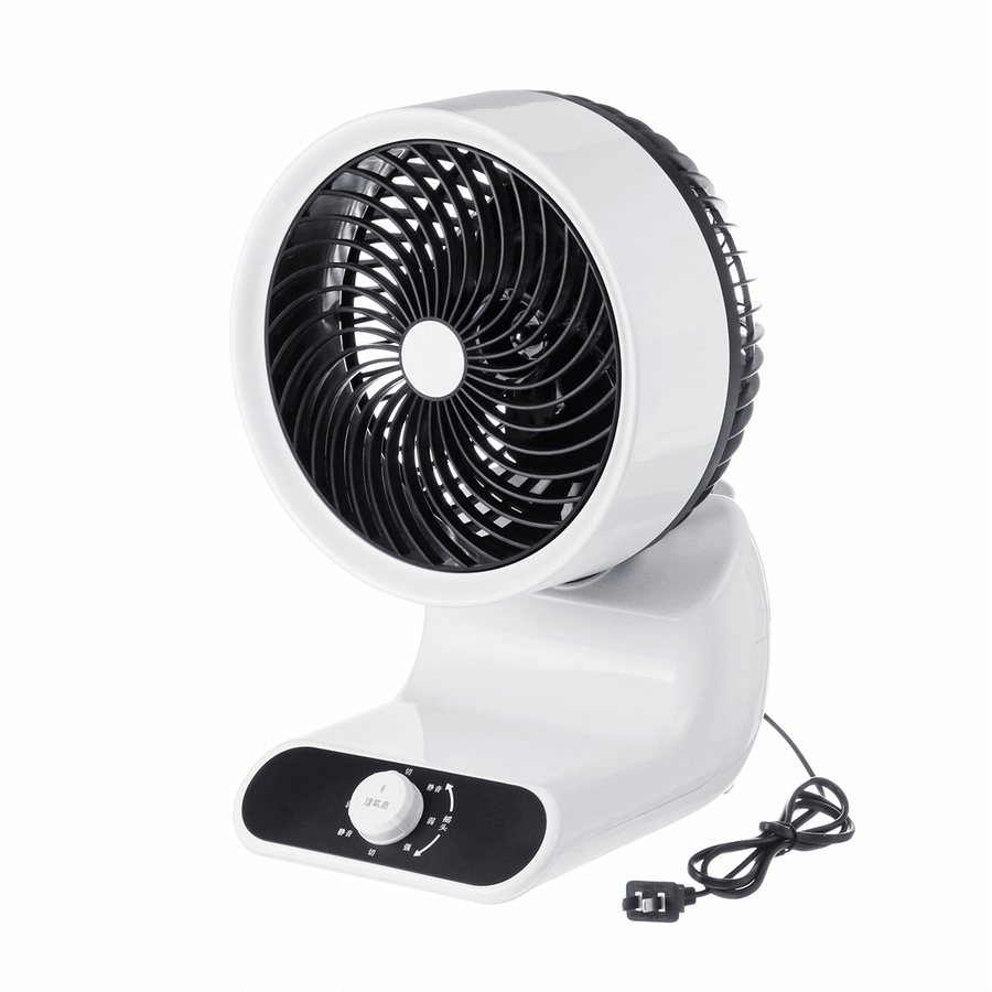 220V 40W 3 Speed Portable Air Circulator Cooling Fan USB Charging Cooler Home Room - Trendha
