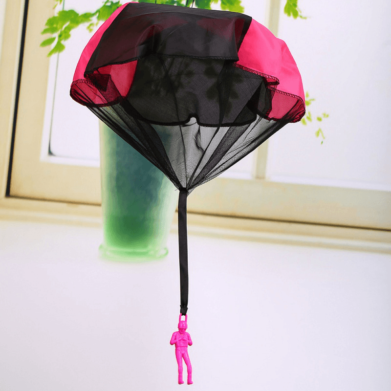 Parachute Toy Throw and Drop Outdoor Fun Toy Outdoor Sports Toys Random Color with Soldier Doll - Trendha