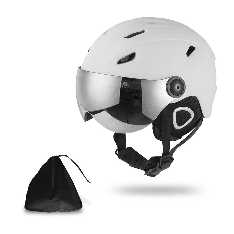 New Ski Helmet Adult Safety Helmet with Snow Goggles - Trendha