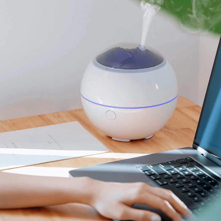 100Ml Mini Humidifier Aroma Essential Oil Diffuser USB 2 Gear Ultrasonic Fog Mist Maker with Colorful Lights for Home Bedroom Office - Trendha