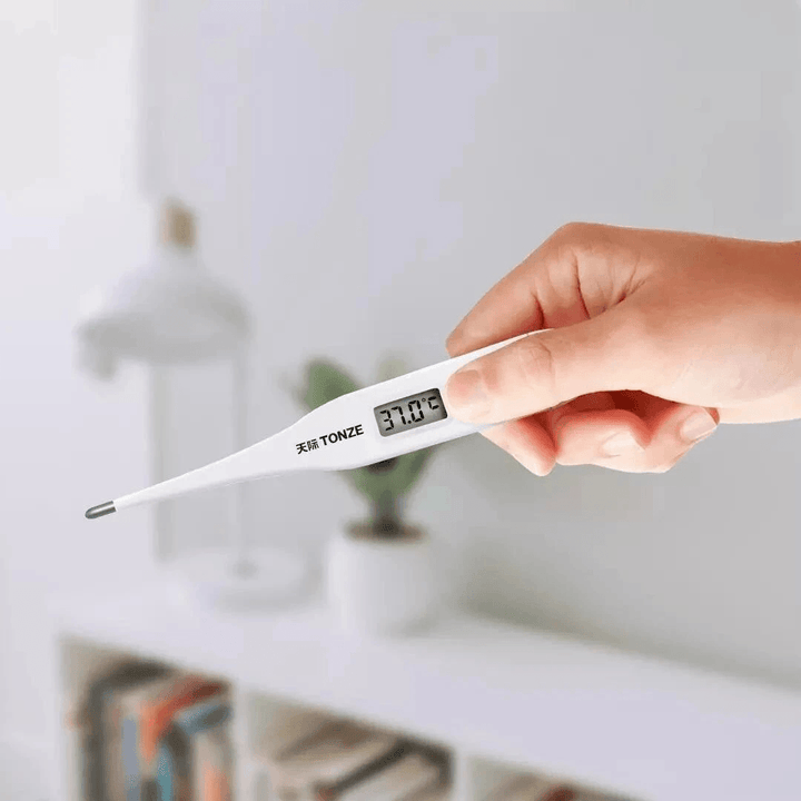 Finger-Clamp Pulse Oximeter Electric Body Thermometer Set Household Health Care Set for Christmas Elderly Man Women Gift - Trendha