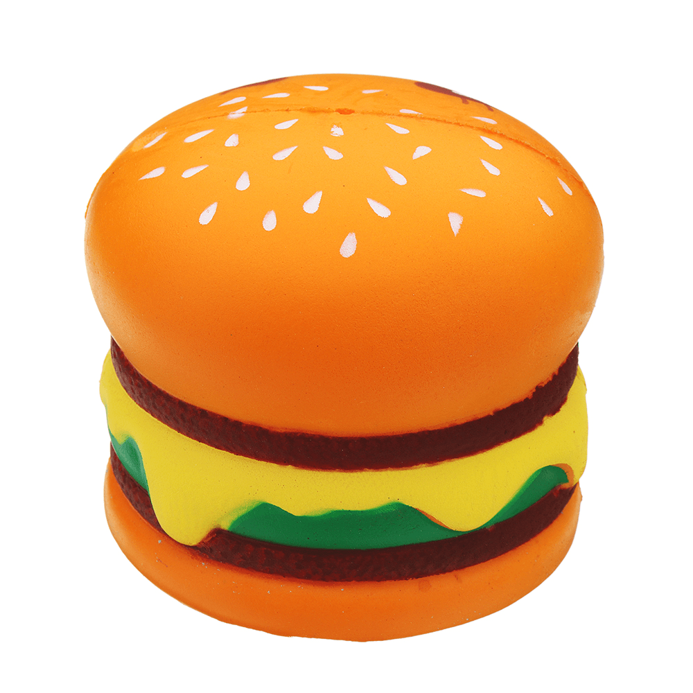 Burger Cat Squishy 8*8.5 CM Slow Rising Collection Gift Soft Fun Animal Toy - Trendha