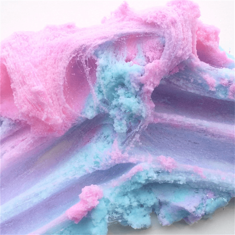 60Ml Slime Crystal Snowflake Cotton Mud Lacquer DIY Colorful Plasticine Decompression Toy - Trendha