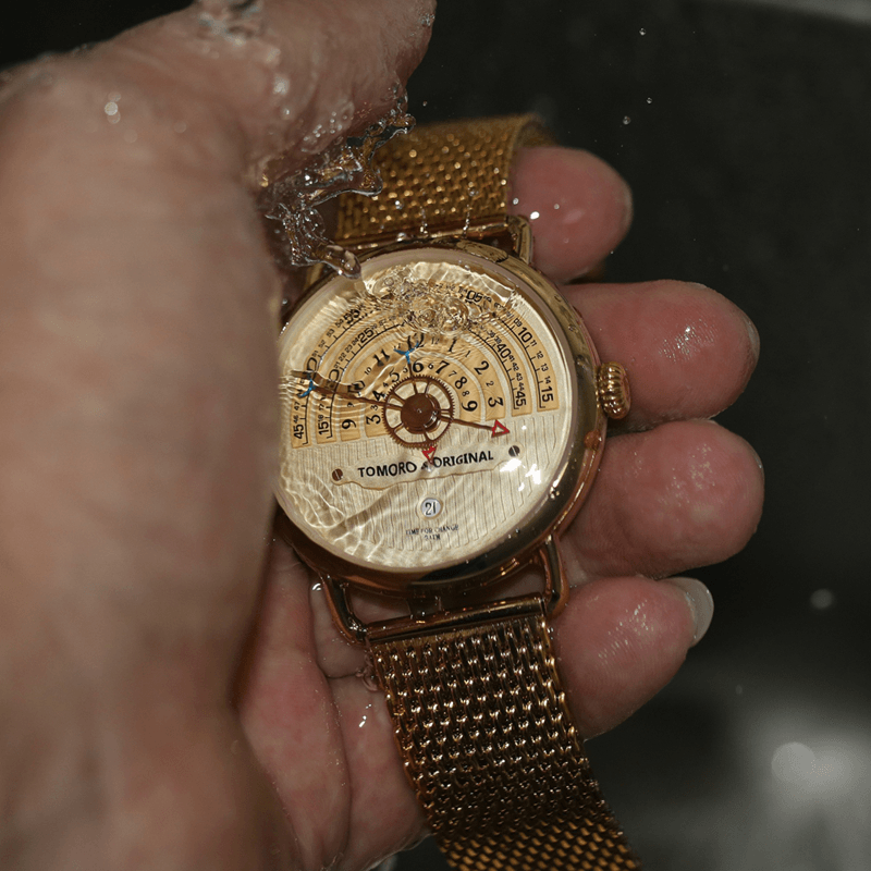 TOMORO Fashion Creative Men Watch Waterproof Unique Dial Date Display Quartz Watch - Trendha