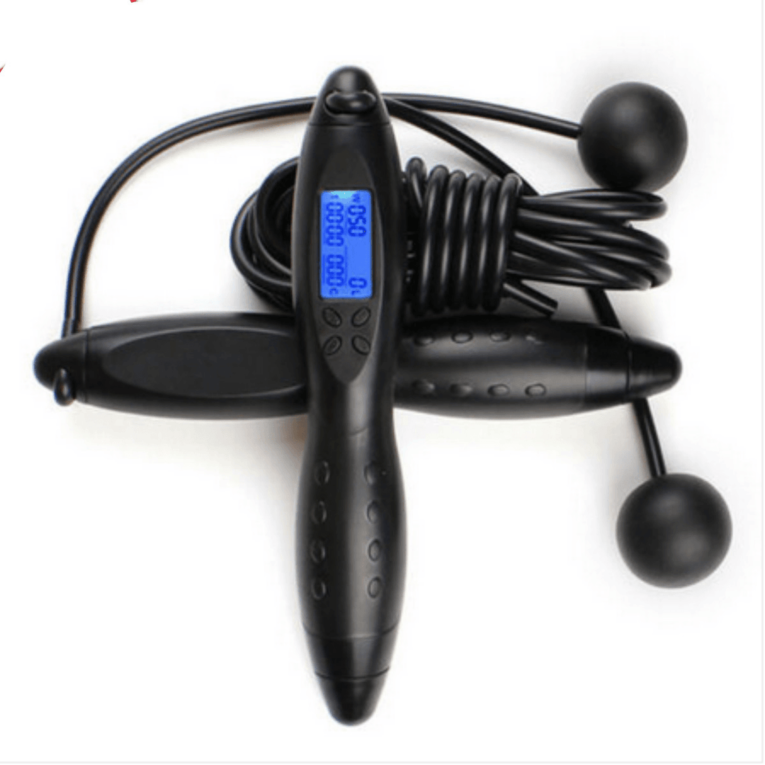Intelligent Electronic Counting Rope Jumping Skipping Adult Indoor Fitness Exercise Equipment - Trendha