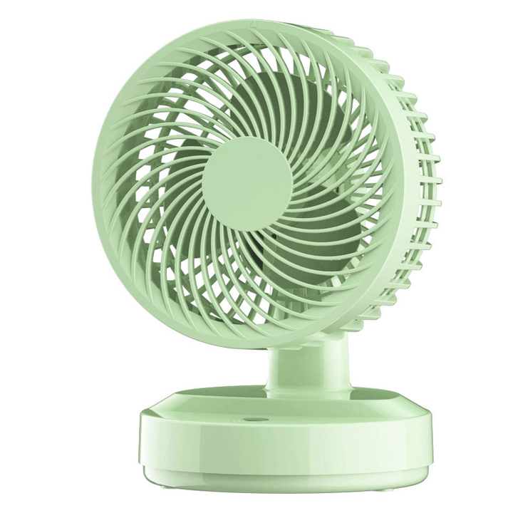 Mini Desktop Fan 3D Circulation USB Air Cooler 3 Gear Wind Speed 4000Mah Battery Life Low Noise for Home Office - Trendha