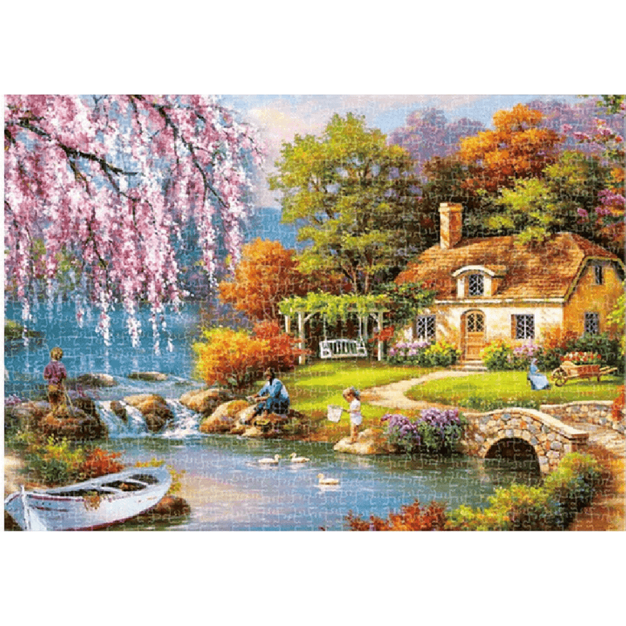 1000 Pcs Pcikwoo Landscape Jigsaw Puzzle Unzip for Boys and Girls Indoor Toys - Trendha
