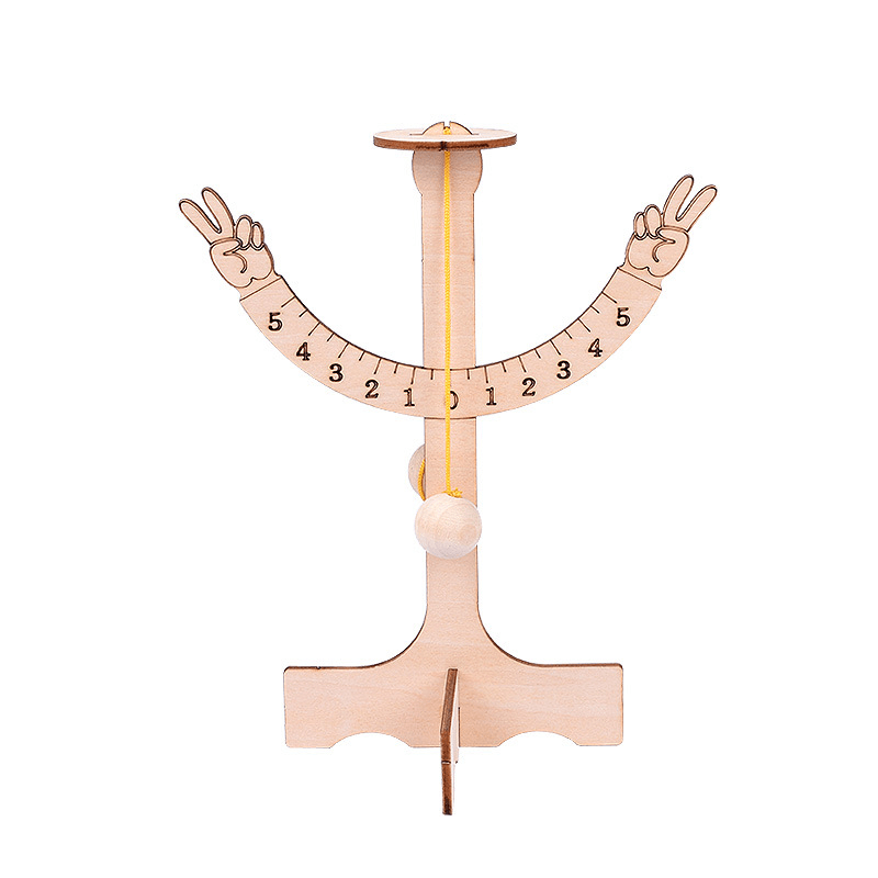 Crabkingdom Galileo'S Law Single Pendulum Wooden Small Science Experiment DIY Toy Set - Trendha