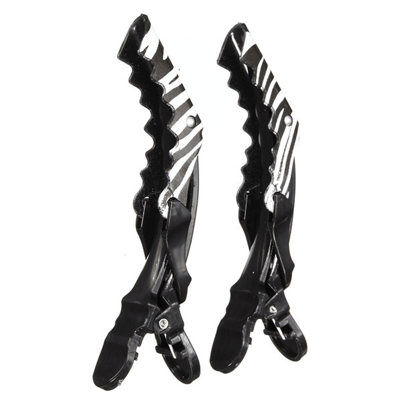 5Pcs Professional Crocodile Hair Clips Hairdressing Salon Sectioning Clamp Hairpin Grip Barber - Trendha