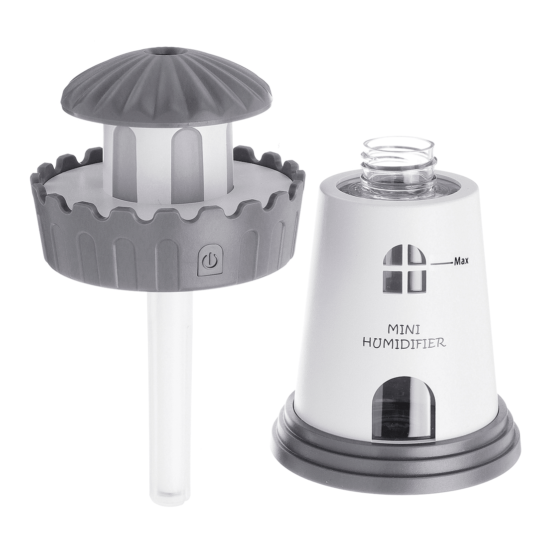 Lighthouse Shape 2.5W 150ML Air Humidifier Creative USB Air Purifier Mini Aromatherapy Machine Humidifier - Trendha