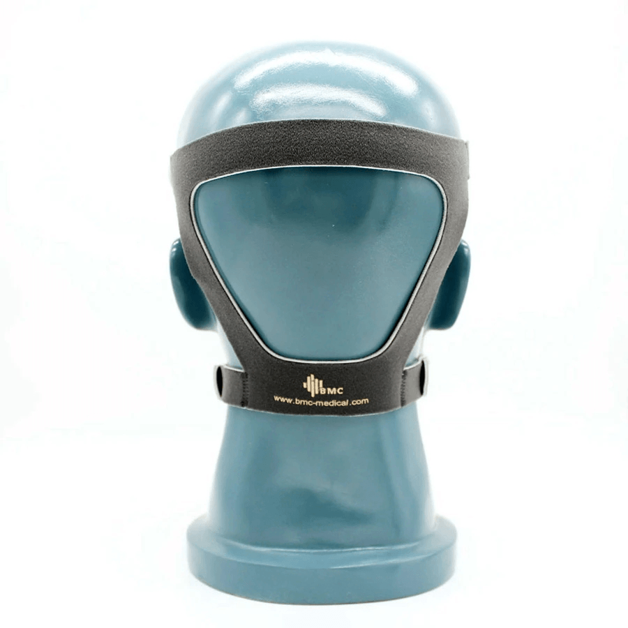 BMC Auto CPAP Nasal Mask Silicone Respirator 3 Size Cushion with Adjustable Headgear Strap Headband for Sleep Apnea anti Snoring - Trendha