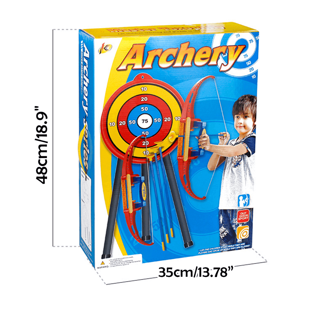 Classic Archery Shoot Game Set Develop Skill Novelties Toys for Young Kids - Trendha