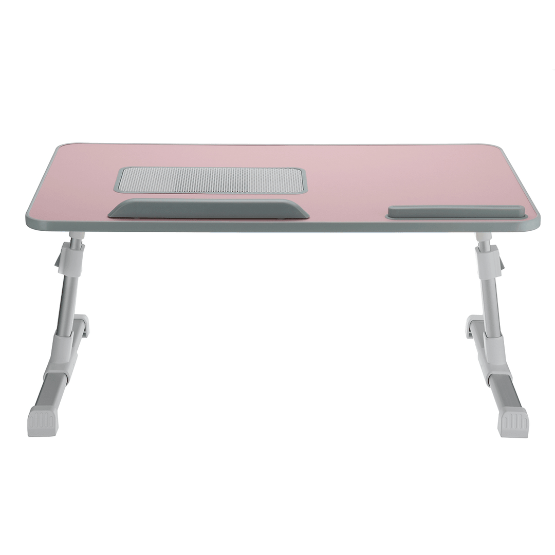 Folding Laptop Bed Table Dorm Desk Couch Table with Cooling Fan Breakfast Tray Notebook Stand Reading Holder for Bed Sofa - Trendha