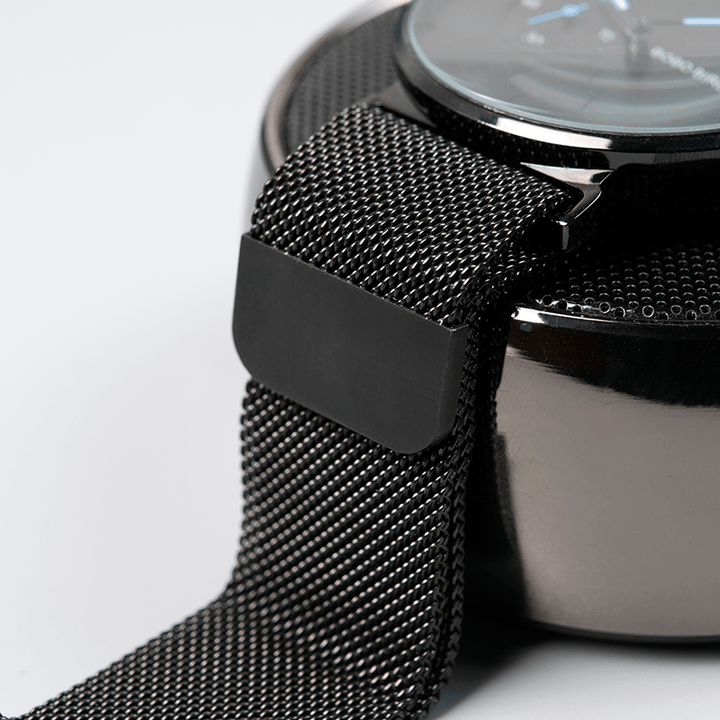 Men's Casual Quartz Watch - Full Steel with Hardlex Glass, Stylish Wristwatch for Everyday Wear - Trendha