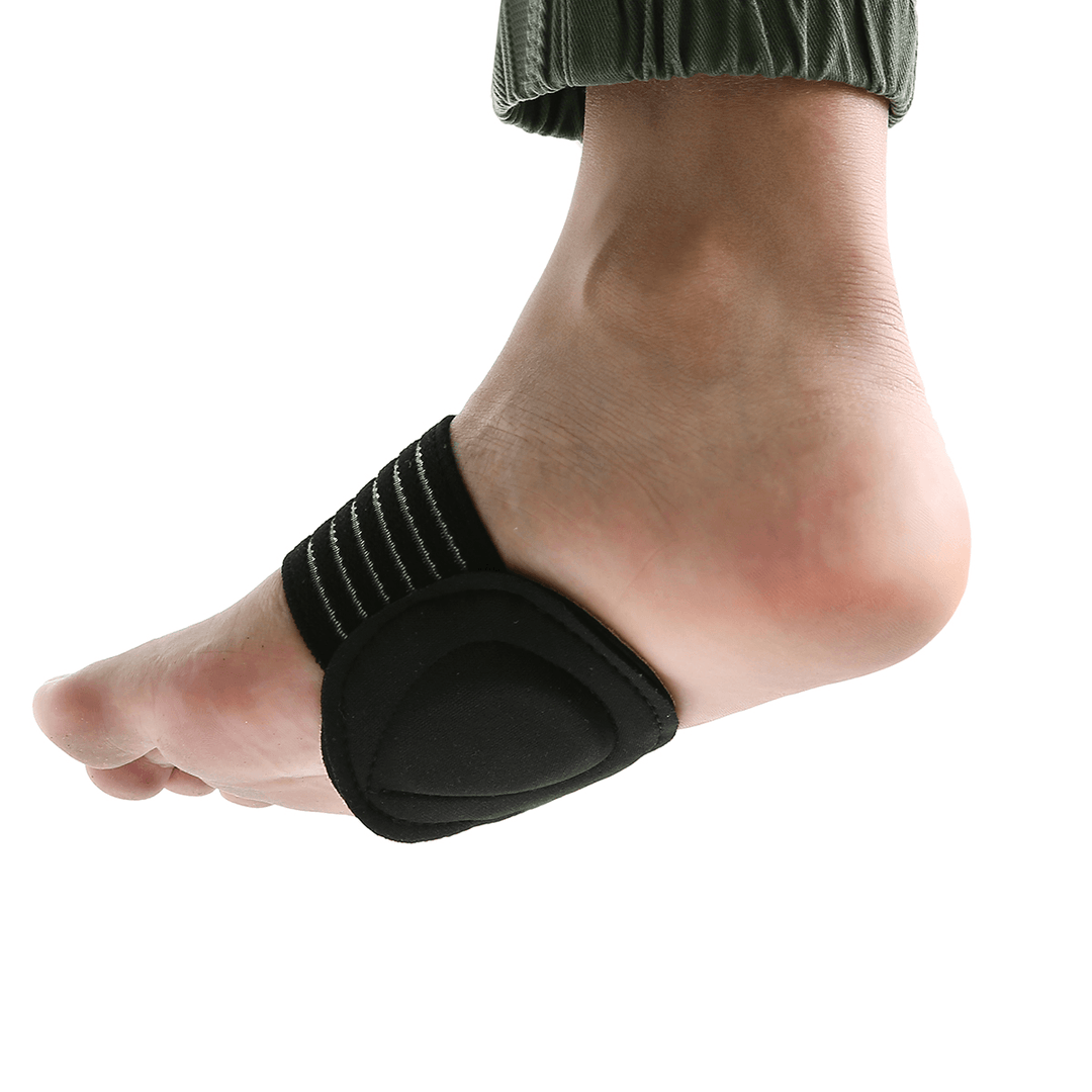 2 Pairs Compression Fasciitis Cushioned Support Sleeves Plantar Fasciitis Foot Relief Cushions for Plantar Fasciitis Fallen Arches Achy Feet Problems for Men and Women - Trendha
