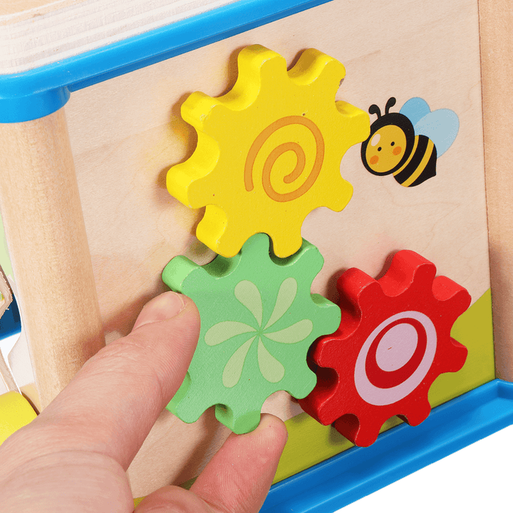 Wooden Multi-Functional Wisdom Aroind Treasure Box with Beads Parent-Child Educational Learning Toy for Kids Gift - Trendha