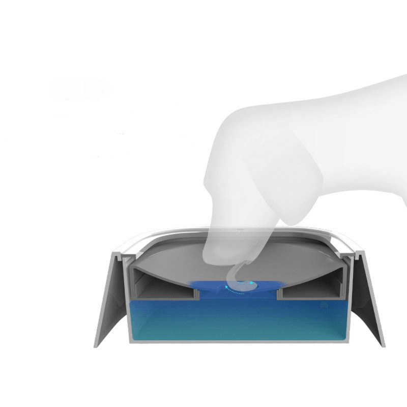 1.5L Pet Floating Water Bowl Dog Cat Anti-Splashing No Wet Mouth Waterer Pet Bowl - Trendha