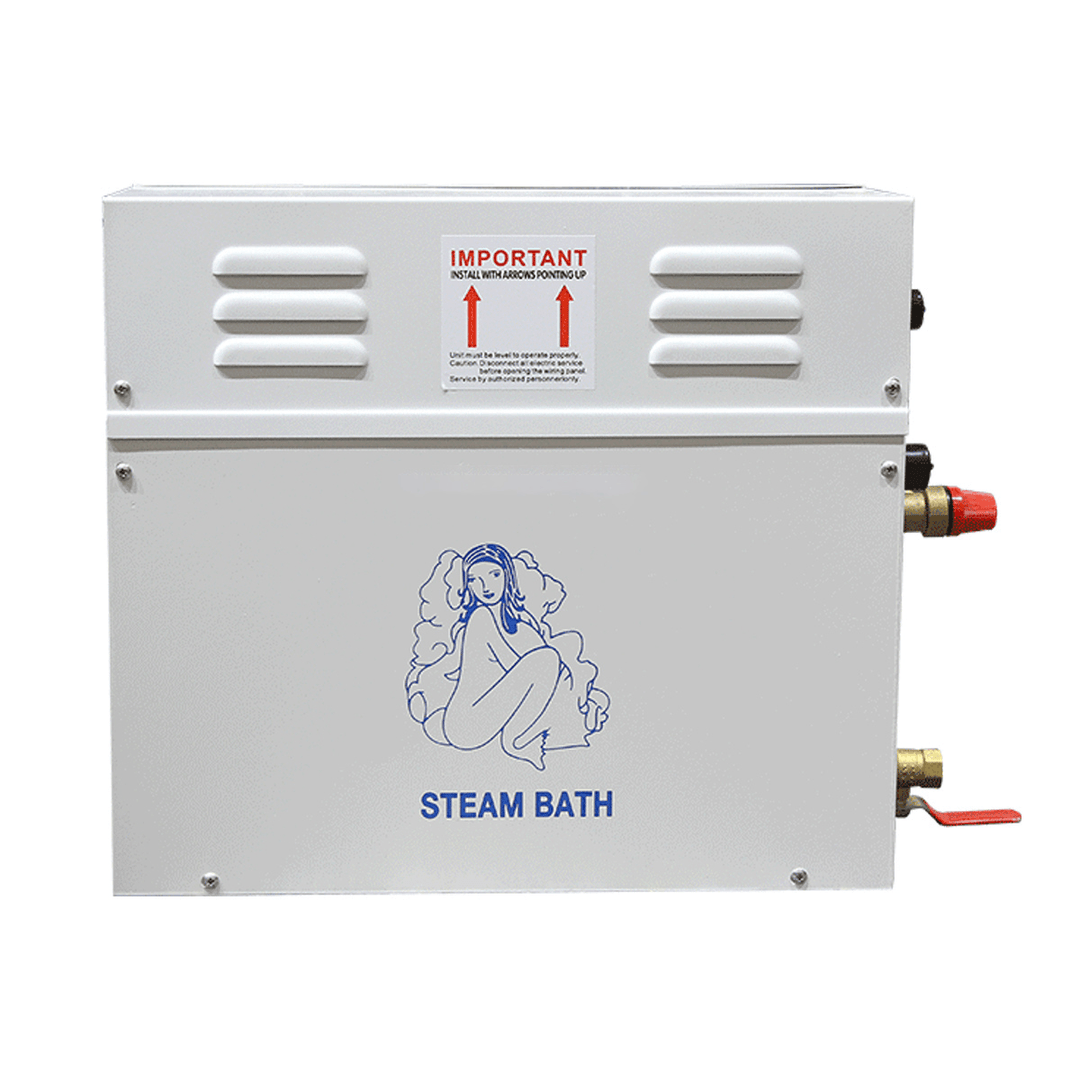 220V 3KW/4.5KW Waterproof Sauna Steamer Pot Engine Machine Bathroom SPA Slimming Generator for Home SPA Bathroom Hotel Shower Bath - Trendha