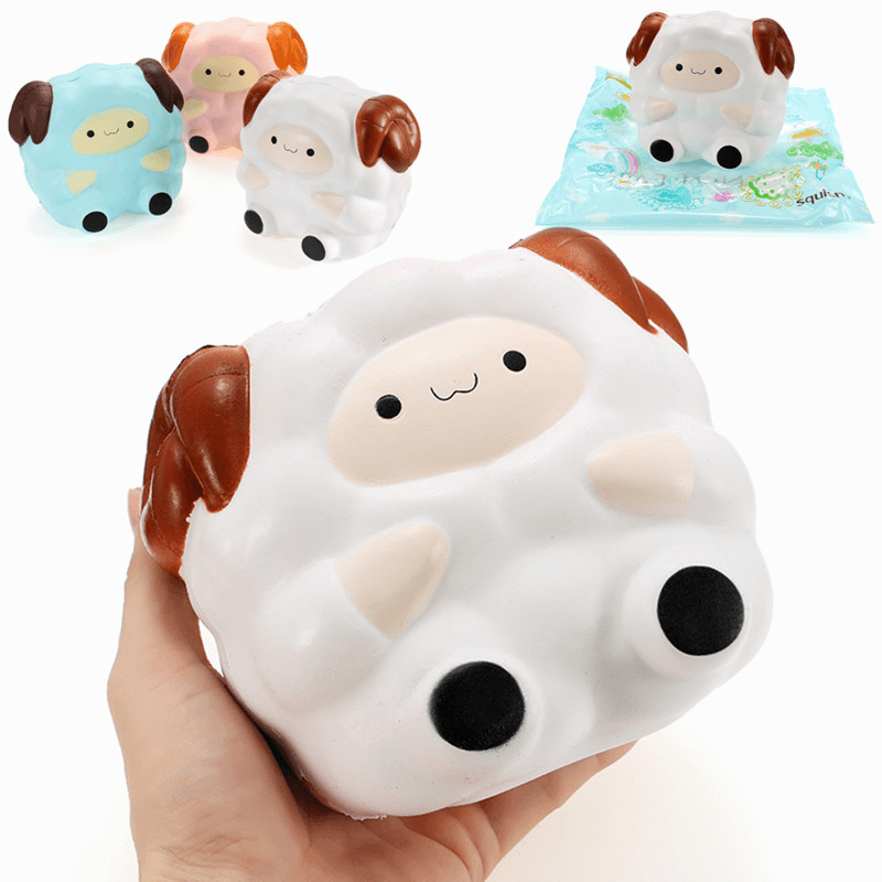 Squishy Jumbo Sheep 13Cm Slow Rising with Packaging Collection Gift Decor Soft Squeeze Toy - Trendha