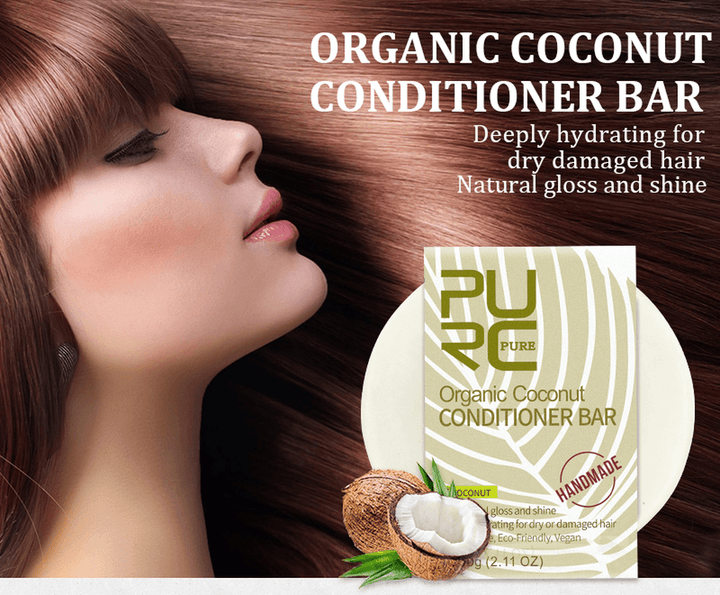 PURC Organic Shampoo Soap 100% PURE Handmade Cold Processed Refreshing Antidandruff Hair Shampoo - Trendha
