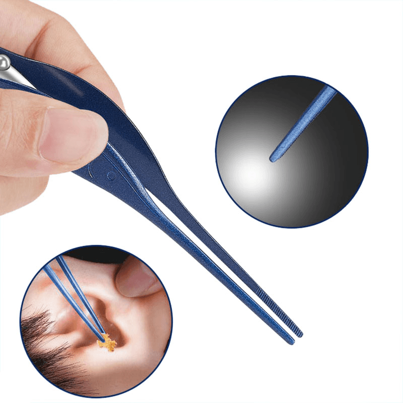 Y.F.M® LED Flashlight Ear Cleaner Earpick Set Earwax Removal Ear Spoon Tweezer Ears Care Tool Set - Trendha
