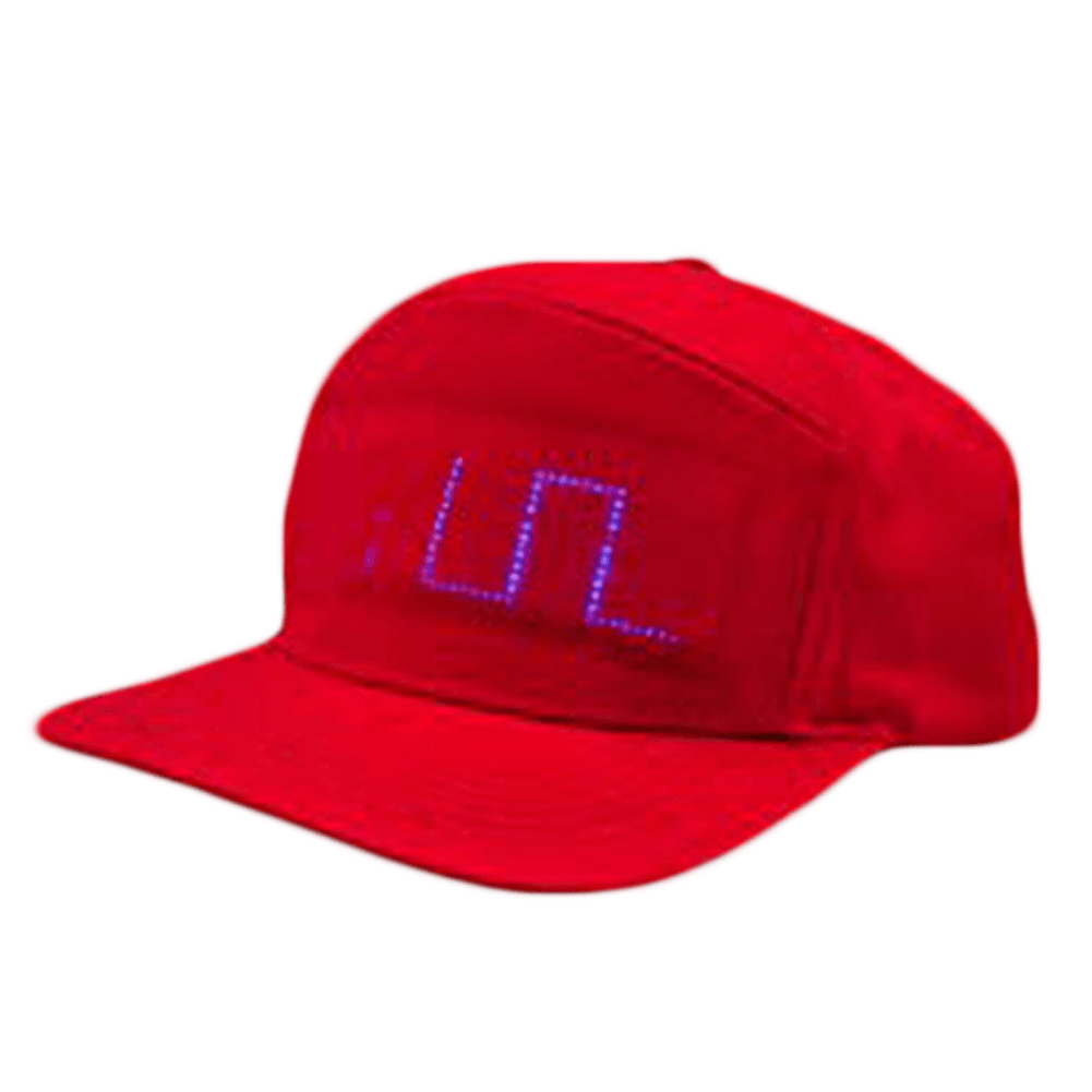 Luminous LED Hats Display Multilanguage Wireless Bluetooth Party Baseball Mens Cap Sun Hat - Trendha