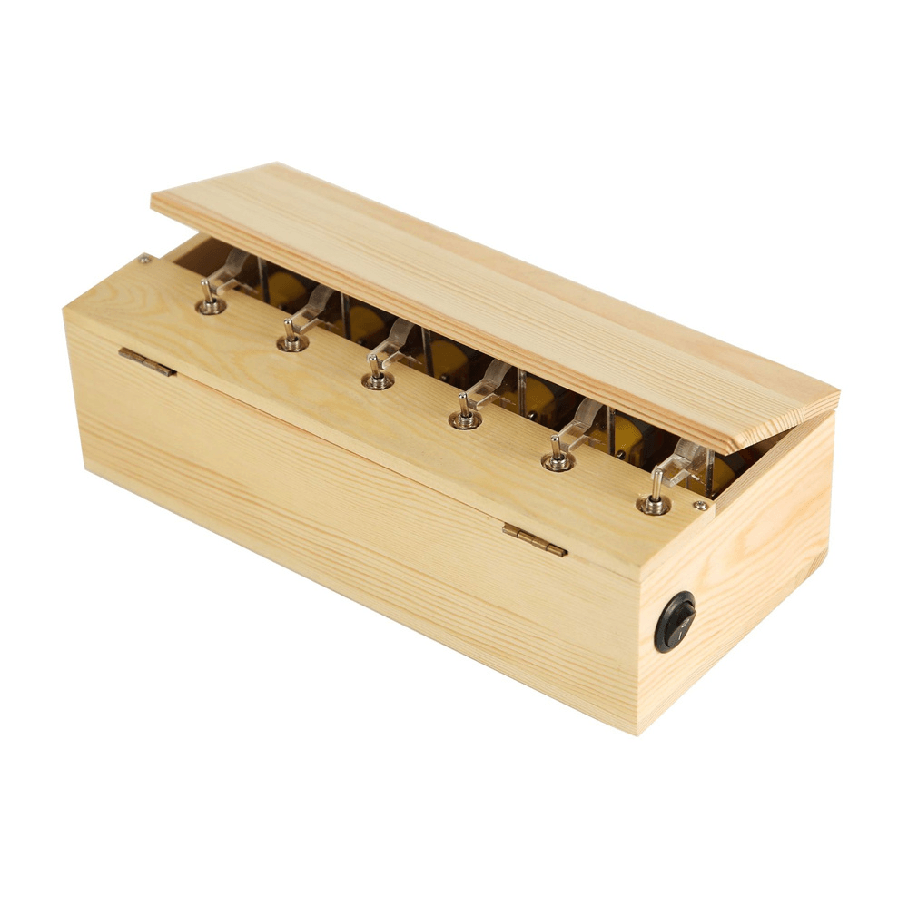 Stress-Reduction Toy Multi Switch Wooden Boring Useless Box Strange Fully Assembled Toy Rechargeable for Children Birthday Gift - Trendha