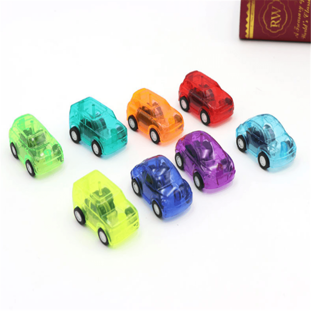 Transparent Mini Pull Back Car Plastic Toys Children'S Toys - Trendha