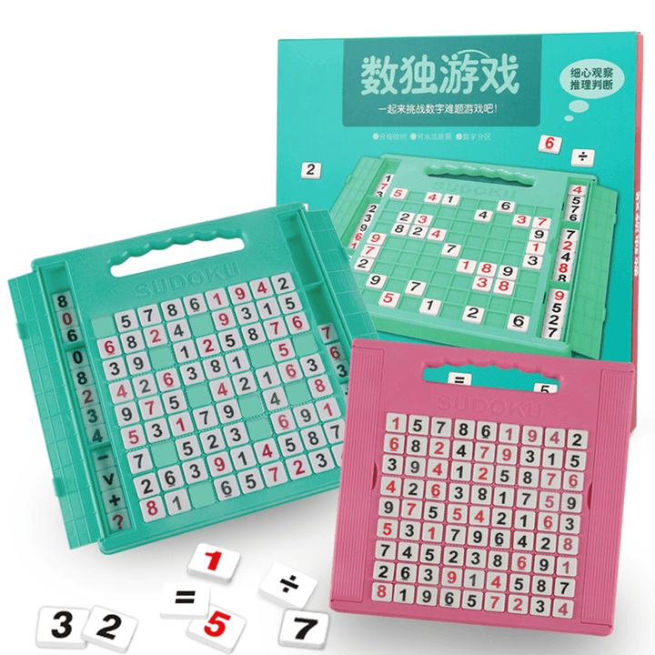 Creative Sudoku Chess Cube Number Math Board Game Thinking Training Battle Parent-Child Interactive Puzzle Educational Toys for Kids Gift - Trendha