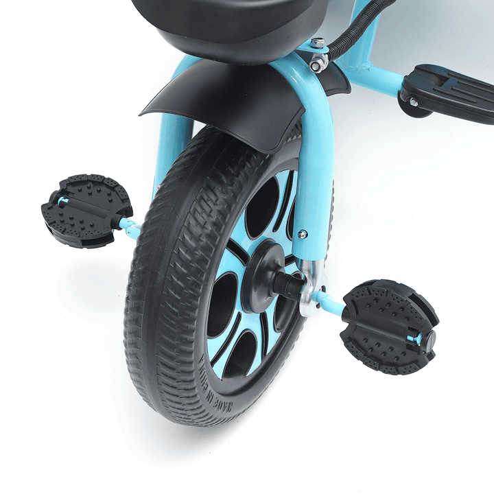 4 in 1 Adjustable Folding Baby Kid Stroller Bicycle 3 Wheel Ride Trike Push Bike - Trendha