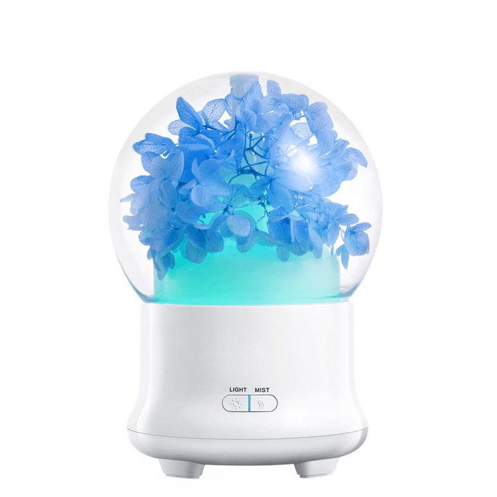 4 Colors Immortal Flower Mini Aroma Humidifier Essential Oil SPA Diffuser Purifier Atomizer - Trendha