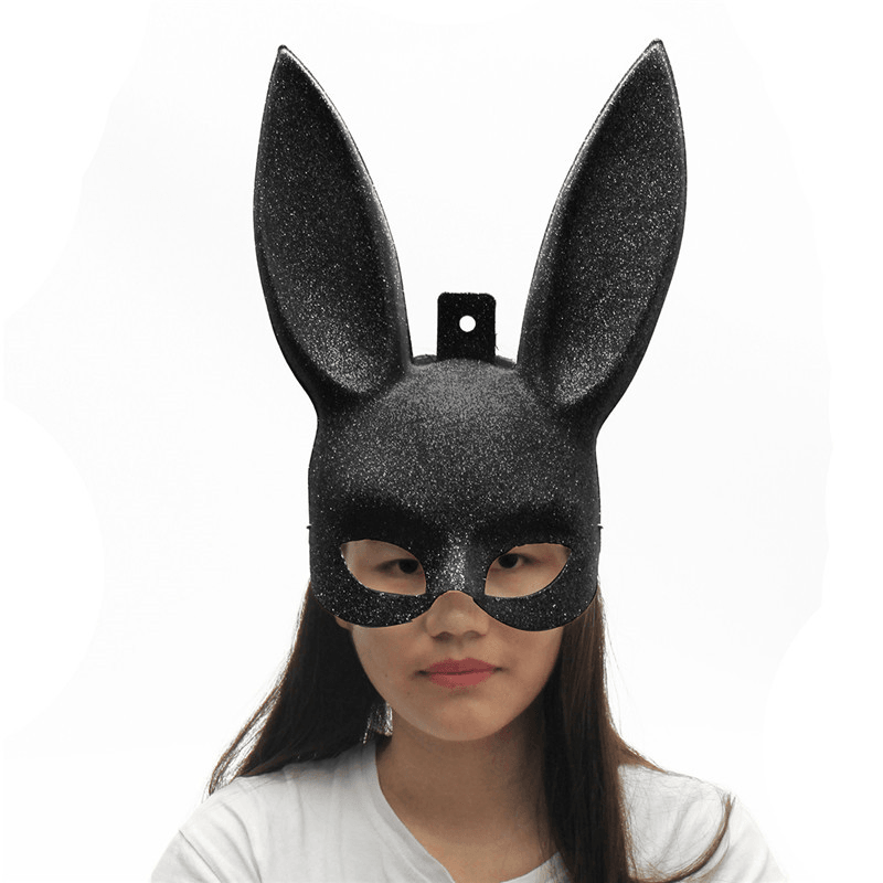 Cute Halloween Party Cosplay Fancy Rabbit Face Mask Decoration Props Toys - Trendha
