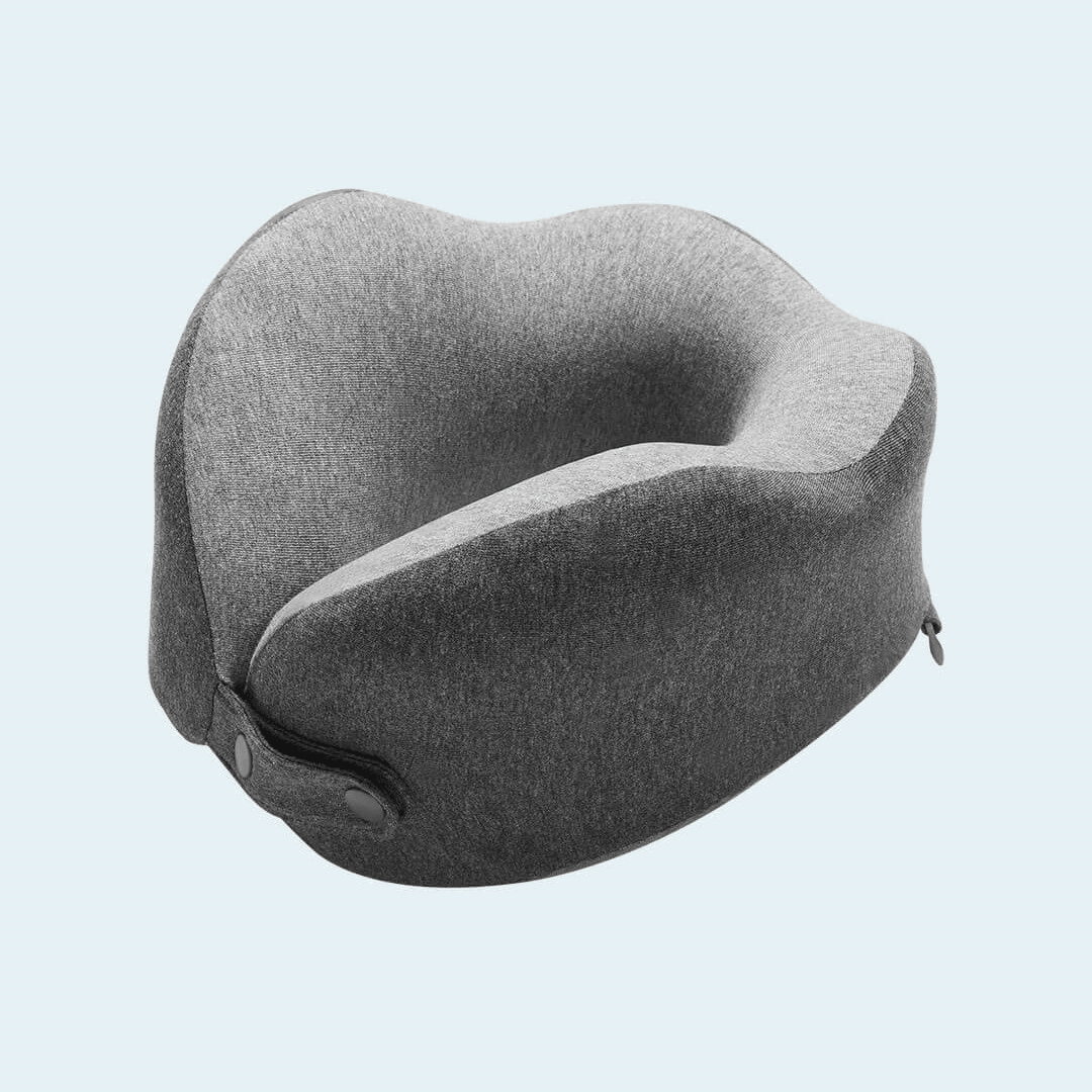 LERAVAN Slow Rebound Memory Cotton U Shaped Neck Pillow 3D Support Portable Breathable Wave Soft Pillow Home Ofiice Travel from You Pin - Trendha