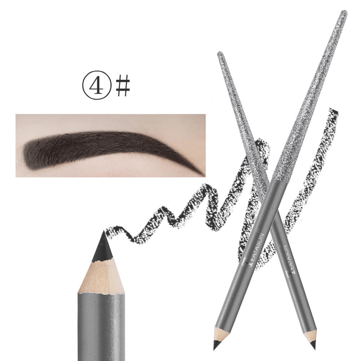 Sliver Eyebrow Pencil Waterproof Eyebrow Enhancers Long-Lasting Eye Brow Pen Eye Makeup - Trendha