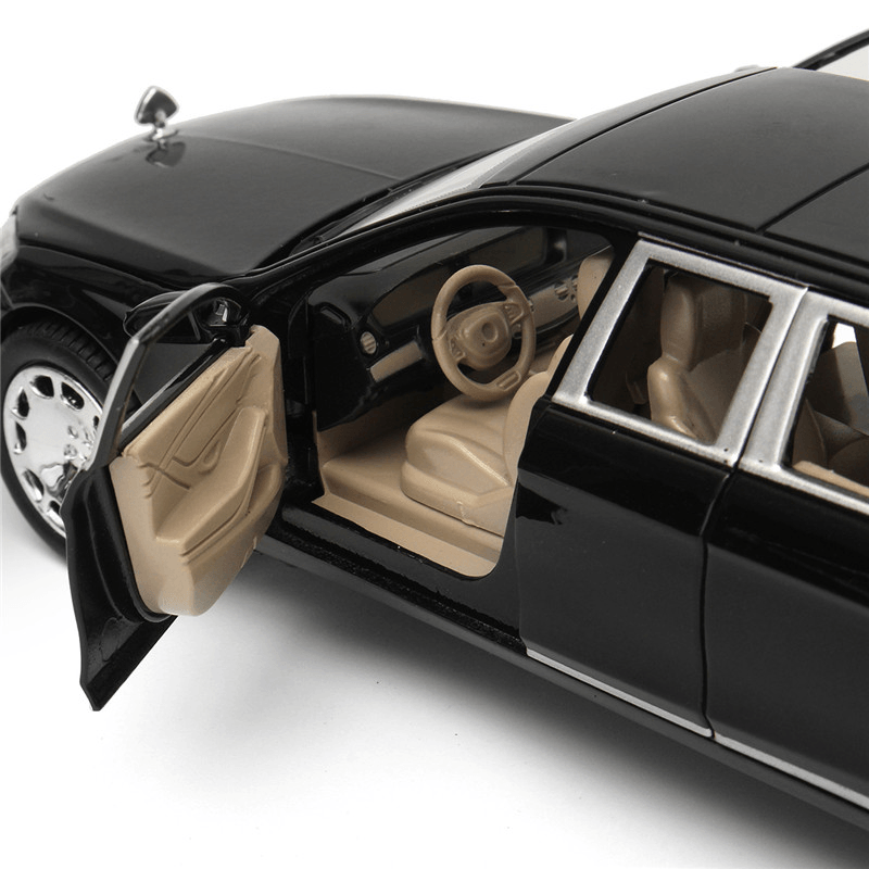 1:32 S600 Limousine Diecast Metal Car Model 20.5 X 7.5 X 5Cm Car in Box Black - Trendha