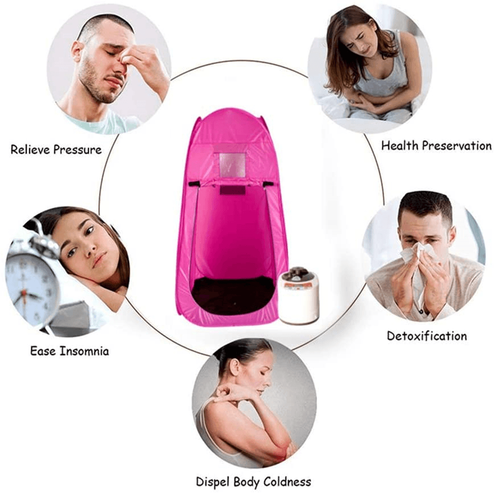 4L Portable Steam Sauna Spa Tent Larger Size Steamer Burnning Fat Sweat Slimming at Home - Trendha